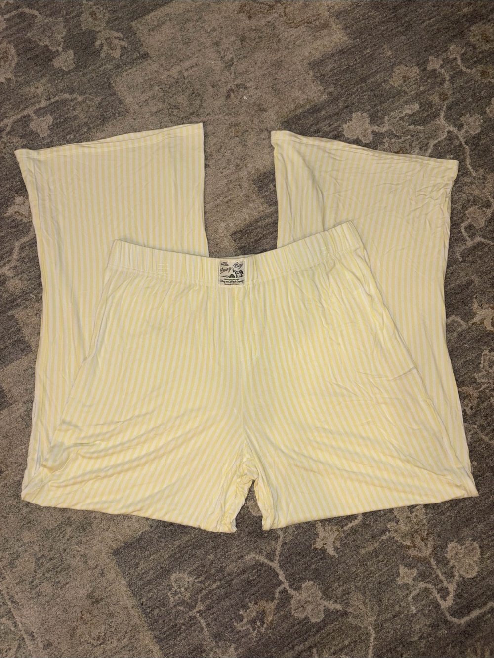 Dairy Boy Butter Yellow PJ Set - L - Picture 6 of 10